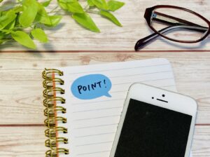 スマホとメガネ